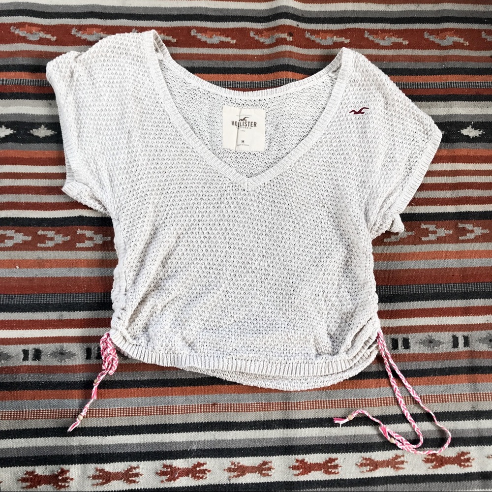 Gray Hollister top